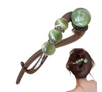 Barrette torsadée élégante - Pince à cheveux tendance avec décoration de perles, support de queue de cheval torsadé antidérapant pour femme, maman, épouse, fille, petite amie, accessoire de cheveux él