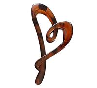 Barrettes à cheveux à coiffer, pince à cheveux en forme de cœur - Jolie pince à griffes en forme de cœur - Forme d'amour élégante avec une forte prise en main - Accessoires de cheveux tendance - Pince