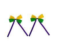 Barrettes à Cheveux Arcs,Épingles à Cheveux Avec Ruban Pour Décoration De Tenue,Arcs À Cheveux - Pour Les Fêtes Occasionnelles Saint Valentin Anniversaire Parade