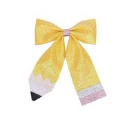 Barrettes à cheveux avec nœud papillon pour petite fille - Pour la rentrée scolaire - Pince à cheveux avec nœud papillon - Accessoire de fête sur le thème des enfants