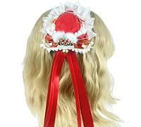 Barrettes à cheveux avec nœuds en ruban, bandeau en dentelle, chapeau haut-de-forme, accessoires photo pour femme