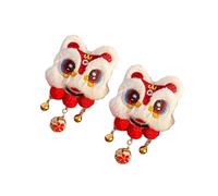 Barrettes à cheveux avec pompons élégants, pince à cheveux, doux, épingle à cheveux, nouvel an, pince à nœud papillon pour femmes et filles, traditionnel chinois