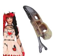 Barrettes à cheveux corbeau en résine - Pinces à cheveux - Accessoire gothique solide avec détails artistiques - Pour Halloween, fêtes, cosplay, événements - Fête haunted House Day Of The Dead