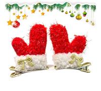 Barrettes à cheveux de Noël - Oreilles mignonnes de Noël - Pinces à cheveux en bois de renne, à utiliser pour les fêtes joyeuses, les célébrations, les traditions de famille, les plaisirs de vacances