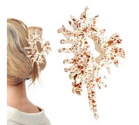 Barrettes à cheveux en coquillage, élégantes pour cheveux épais ou fins, style plage, en coquillage, longue durée de vie, pour coiffures hautes, élégantes et toutes