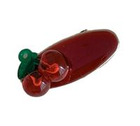 Barrettes à cheveux en forme de cerises mignonnes en cristal élégant des années 2000 - Accessoire de coiffure pour fille