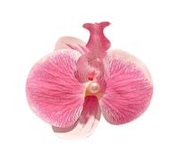 Barrettes à cheveux en forme de pour femme | Épingle à cheveux à fleurs phalaenopsis - Élégantes pinces à cheveux artificielles en forme d'orchidée bohème pour les fêtes d'anniversaire