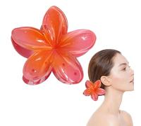 Barrettes À Cheveux En Griffe Avec Fleurs Hawaïennes,Barrettes Griffe Hawaïennes Pour Les Vacances | Accessoires Coiffure Été Plage Mode Cadeau pour Fille Amie Sœur Épouse