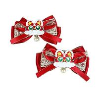 Barrettes à cheveux en ruban avec nœuds en dentelle pour femme