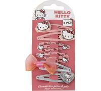 Barrettes à cheveux Hello Kitty rose