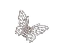 Barrettes à cheveux papillon métalliques, épingle à cheveux avec scintillants, pour événements spéciaux, usage quotidien, pince à cheveux papillon