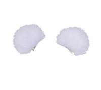 Barrettes à cheveux pour cosplay avec oreilles d'ours en fourrure pour femmes et filles des années 2000 - Clip latéral - Accessoire de fête à thème - Barrettes d'oreille d'anime