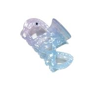 Barrettes à cheveux sur le thème des créatures marines pour femmes, respectueux de l'environnement, en acétate, rassemblement de plage, pince à cheveux bleue dégradée