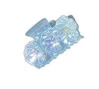 Barrettes à cheveux sur le thème des créatures marines pour femmes, respectueux de l'environnement, en acétate, rassemblement de plage, pince à cheveux bleue dégradée