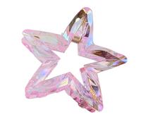 Barrettes à cheveux tendance en forme d'étoile pointue en acrylique - Accessoires multicolores pour tous les âges - Accessoire en forme d'étoile creuse