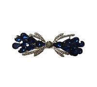 Barrettes à cheveux vintage cristal printemps pinces à cheveux métal papillon accessoires beaux cadeaux pour femme antidérapant convient pour les fêtes, les mariages, les danses, les spectacles de