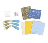 Janod Coffret 6 barrettes à créer – Animaux Exotiques, Kit loisir créatif enfant, dès 5 ans – J09178