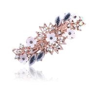 Barrettes à fleurs en résine - Barrette à cheveux mignonne (35F)