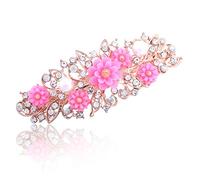 Barrettes à fleurs en résine - Barrette à cheveux mignonne (36B)