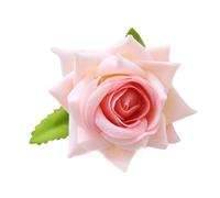 Barrettes à fleurs, pince cheveux en forme de rose, broche, for femmes, for mariée(Light pink)