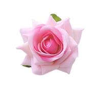 Barrettes à fleurs, pince cheveux en forme de rose, broche, for femmes, for mariée(Pink)