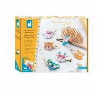 Kit créatif JANOD - Les Ateliers Bijoux - 6 Barettes Animaux Pailletés à créer - Dès 6 ans
