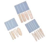 Barrettes De Cheveux En Résine Acrylique Fait À La Main, Moule En Résine D'alligator De Forme Géométrique, Pinces À Cheveux Uv Époxy, Moule De Bijoux Lasj2328