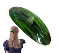 Barrettes de cheveux français - à épingles à cheveux à ferraille, Classic Grip Hold Clips | Juérison des cheveux de la déclaration de mode, attache de presse ovale décorative, pièce de style sécur