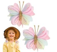 Barrettes de cheveux pour, épingles à cheveux mignons pour filles | Cartoon Girls Anti Slip Barrettes - 1 paire accessoires de cheveux en maille, épingles à cheveux pour pour la vie quotidienne,