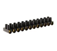 Zenitech Barrette 12 plots Section 10mm² - Noir