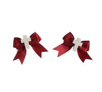 Barrettes Décontractées Pince à Cheveux Croix Doux Coloré Plat Clip Épingle À Cheveux Coloré Bowknot 2000s Pince à Cheveux Pour Bouquets