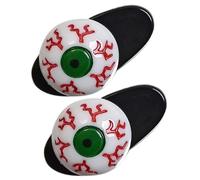 Barrettes d'Halloween en forme de globe oculaire - Pour cosplay, fête, bal masqué