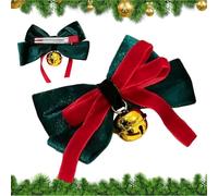 Barrettes En Forme De Nœud Pour Femmes - Léger Et Avec Accessoires Créatifs À Clochette | Barrettes À Cheveux Nœud De Noël - Pour Maison Extérieur Plage Travail Dîner Voyage Fête École Trajet Filles