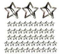 Barrettes Étoiles 50 Pièces De Barrettes Métalliques Antidérapantes De | Accessoires pour Cheveux de 3 cm Pour Les Jours Fête Festival Concert Bal Rendez-Vous Galant Femmes Et Filles