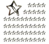 Barrettes Étoiles Lot de 50 Pièces de Barrettes Métal Antidérapantes | Accessoires pour Cheveux de 3 cm Pour Les Jours Fête Festival Concert Bal Rendez-Vous Galant Femmes Et Filles