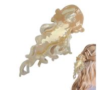 Barrettes Griffe Acétate pour Femmes Barrettes en Forme de Méduse | Barrettes Compactes Maintien Ferme pour Femmes Étudiantes Sportives