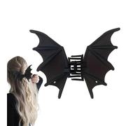 Barrettes Griffe Halloween,Pince Fine Ailes de Chauve-Souris | Barrette Griffe Gothique Décorative Antidérapante pour Fêtes d'Halloween et Cosplay