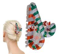 Barrettes Griffes de Noël | Griffes à Cheveux en Acrylique pour Femmes | Accessoires Élégants pour Mariage Plage Automne Halloween | Élégantes pour Mariée Demoiselle d'Honneur Fêtes Formelles