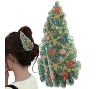 Barrettes Griffes de Noël | Griffes à Cheveux en Acrylique pour Femmes | Accessoires Élégants pour Mariage Plage Automne Halloween | Élégantes pour Mariée Demoiselle d'Honneur Fêtes Formelles