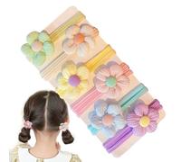 Barrettes Pour Filles | 6 Pièces Élastiques À Cheveux Pour Bébés Filles | Accessoire Coiffure Épais Pour Queue De Cheval Bouclés Enfant | Mode Quotidienne Adolescent Jeune Enfant