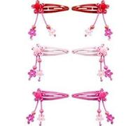 Barrettes pour filles avec fleurs suspendues (set de 2)