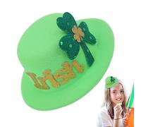 Barrettes Saint-Patrick | Accessoires Mignons de Coiffure et Costume | Barrette En Trèfle Pour Déguisement | Pour Quotidien Fête Rassemblement Carnaval Séance Photo Cosplay Événement