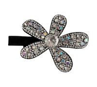 Barrettes Strass | Épingle Métal Brillant Vintage Bec De Canard - Barrettes Fleur Vintage,Pour Festival Salon Maison Voyage Mariage Nuptial Soin Fête Été Vacances Quotidien