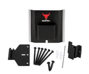 Barricade de porte | Butées de porte pour ajouter plus de sécurité à votre porte d'entrée à l'intérieur de la maison - une solution innovante par les experts de l'application de la loi (noir mat)