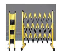 Barricade extensible en métal - Barrière de sécurité réglable avec roulettes pour la construction de garage routier, barrière rétractable en ciseaux pour la protection des allées