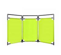 Barricade extensible portable avec panneaux isolants pliables pour la sécurité et l'entretien dans la construction, la réparation routière et les travaux d'ascenseur