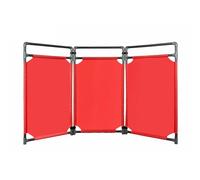 Barricade extensible portable avec panneaux isolants pliables pour la sécurité et l'entretien dans la construction, la réparation routière et les travaux d'ascenseur