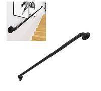 Barrier de Main Pour Rail D'Escalier Stairsep Barrier de Main D'Escalier Pour Rails D'Escalier de Sécurité En Fer Forgé Noir, Enfant Pour Le Couloir/60Cm