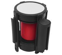 Barrière à Bande Rétractable 200 cm Rouge Cinéma Aéroport Restaurant vidaXL