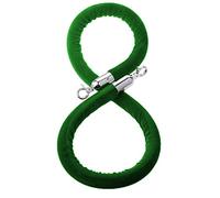 Barrière à cordes pour files d'attente Corde de contrôle des foules, plusieurs tailles, 0,6 à 3 m, multicolore(Green,2M)